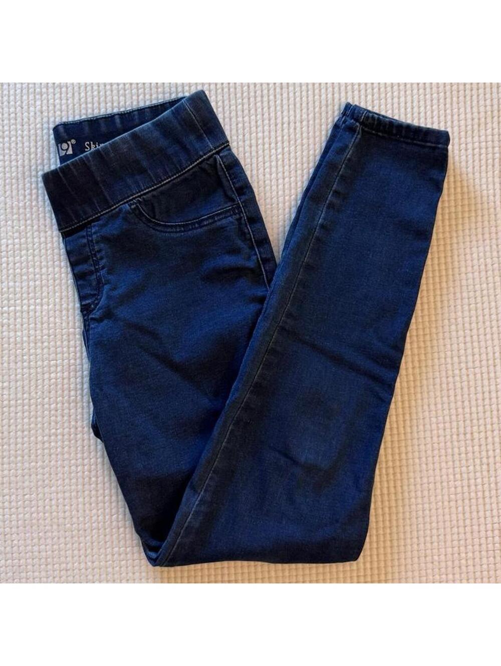 Apt. 9 Dark Wash Pull-On Skinny Jeans Size 6